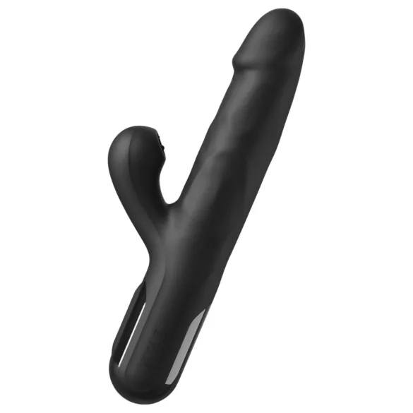 Fetish - trīsmotoru stumjošs vibrators (melns)