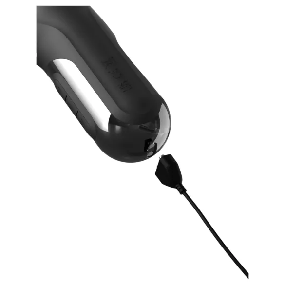 Fetish - trīsmotoru stumjošs vibrators (melns)