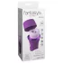 Fantasy For Her Lush Kiss Plush - vakuuma un mēles klitora stimulators (violets)
