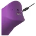Fantasy For Her Lush Kiss Plush - vakuuma un mēles klitora stimulators (violets)