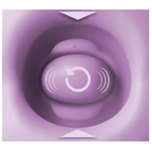 Fantasy For Her Lush Kiss Plush - vakuuma un mēles klitora stimulators (violets)