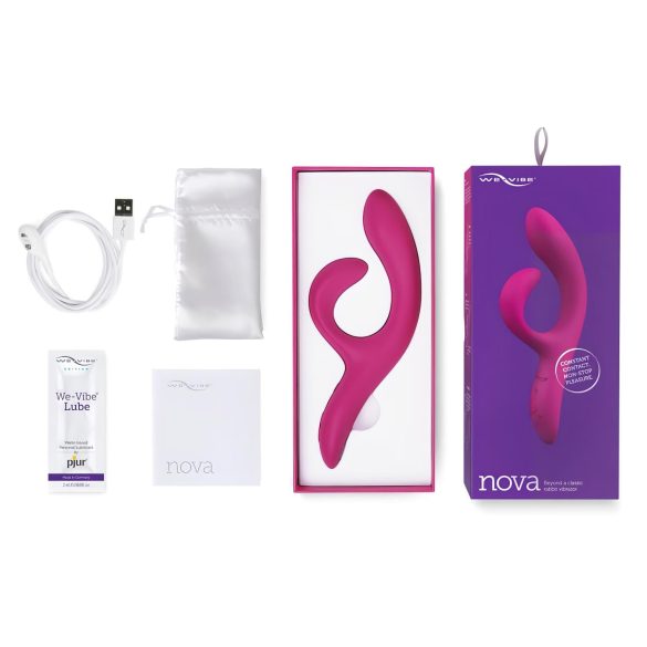We-Vibe Nova 2 - divkāršais vibrators ar klitora stimulāciju violets
