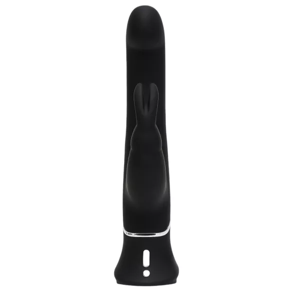 Happyrabbit G-punkta vibrators ar klitora stimulatoru, uzlādējams, melns