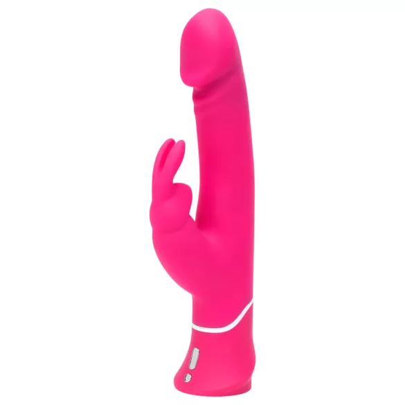Happyrabbit vibrators ar klitora stimulatoru, ūdensizturīgs, rozā