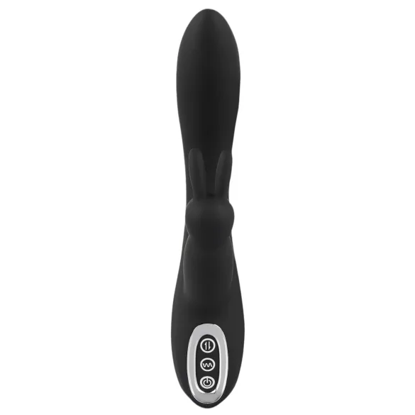 SMILE vibrators trīs zaros, uzlādējams, ūdensizturīgs, melns