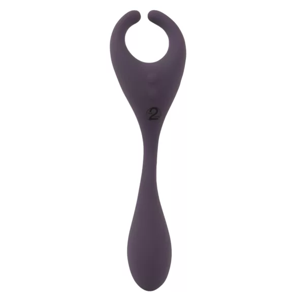 Couples Choice - pāra vibrators ar 2 motoriem, uzlādējams, violets
