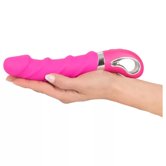 SMILE Soft - vibrators ar sildīšanu uzlādējams rozā