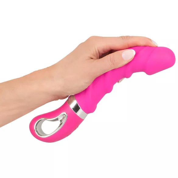 SMILE Soft - vibrators ar sildīšanu uzlādējams rozā