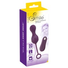 SMILE RC Mīlas lodes - bezvadu vibrācijas ola (violeta)