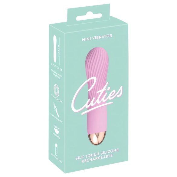 Cuties Mini - ūdensizturīgs uzlādējams spirāles vibrators rozā