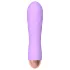 Cuties Mini - ūdensizturīgs vibrators ar režģi uzlādējams violets