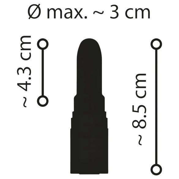 Emerald Love - uzlādējams ūdensizturīgs lūpu krāsas vibrators sarkans