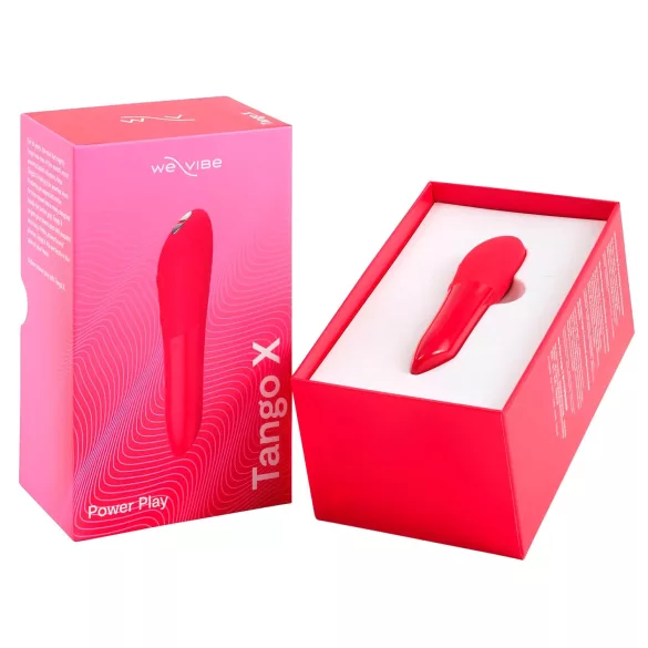 We-Vibe Tango X - ūdensizturīgs akumulatora vibratoru koraļļu krāsā