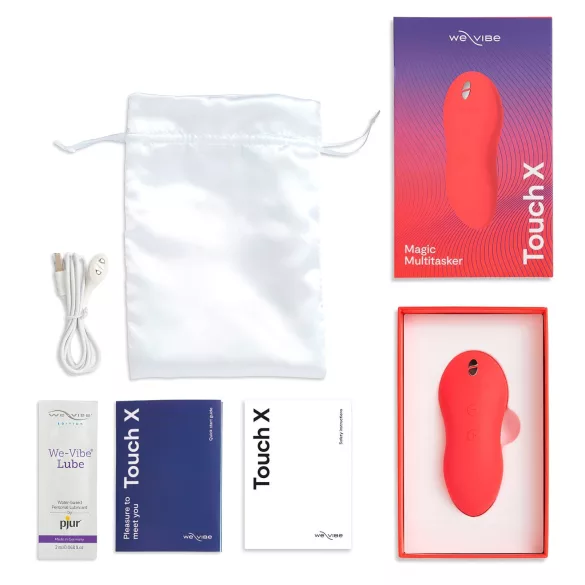 We-Vibe Touch X - uzlādējams ūdensizturīgs klitora vibrators korallis