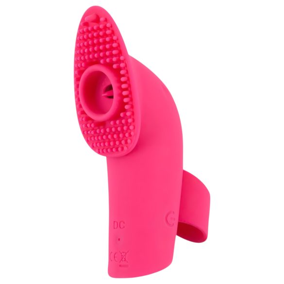 SMILE Laizītājs - gaisa viļņu mēles pirkstu vibrators (rozā)