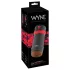 WYNE 04 - masturbators ar vibrāciju un uzsūkšanu, akumulators, brūns
