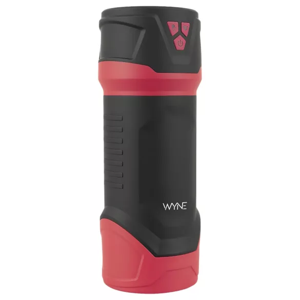 WYNE 04 - masturbators ar vibrāciju un uzsūkšanu, akumulators, brūns