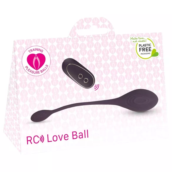 You2Toys vibrējošā olveida bumba ar tālvadību, uzlādējama, violeta