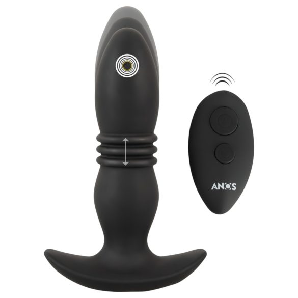 ANOS - anālais vibrators ar tālvadību melns