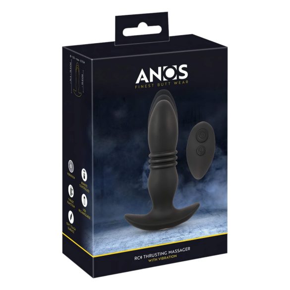 ANOS - anālais vibrators ar tālvadību melns