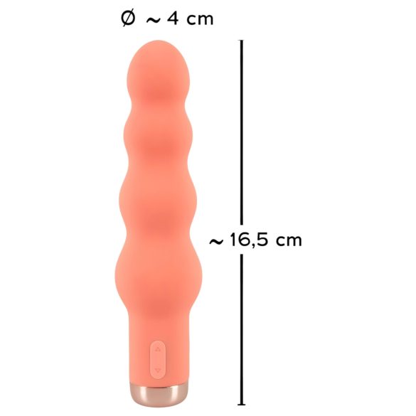 You2Toys vibrators ar lodītēm mini, perlamutra oranžs