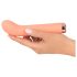 You2Toys mini G-punkta vibrators uzlādējams persiku krāsā