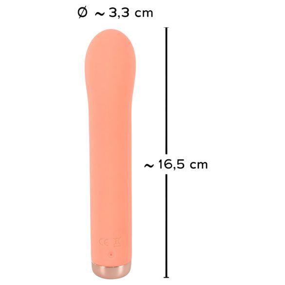 You2Toys mini G-punkta vibrators uzlādējams persiku krāsā