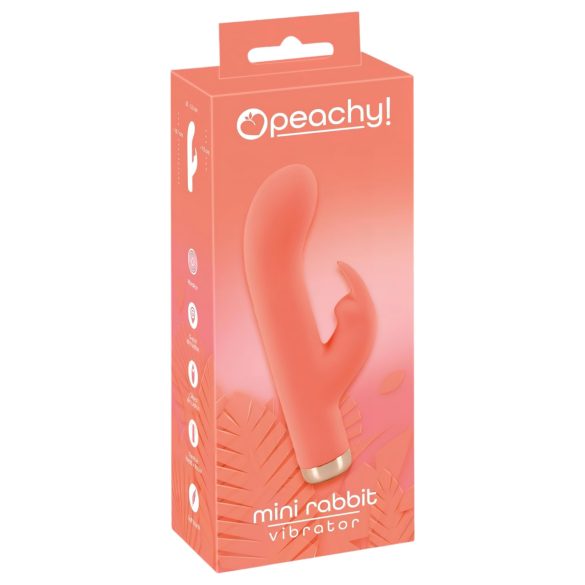 You2Toys peachy! mini rabbit - uzlādējams trušu vibrators (persiks)