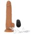 Naked Addiction Thrusting 9 - kustīgs vibrators - tumšs (23cm)