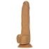 Naked Addiction Thrusting 9 - kustīgs vibrators - tumšs (23cm)