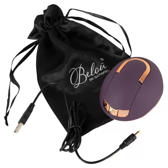 Belou - uzlādējams rotējošs klitora masāžas vibrators violets