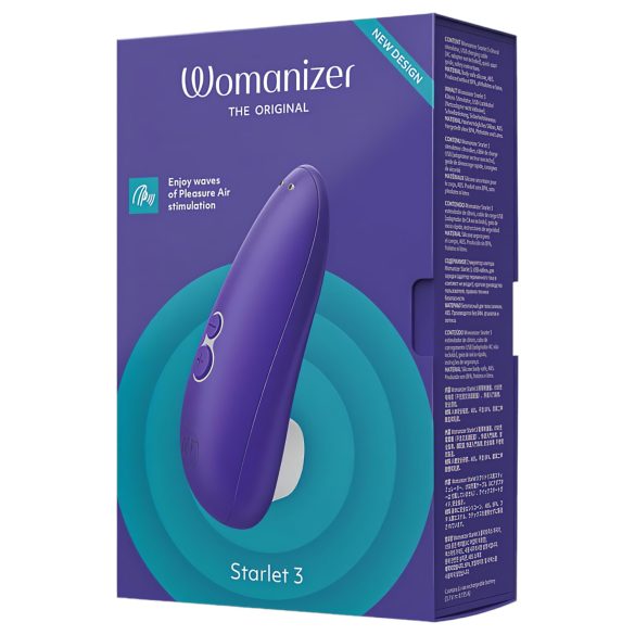 Womanizer Starlet 3 - klitorālais stimulator ar gaisa viļņiem zils