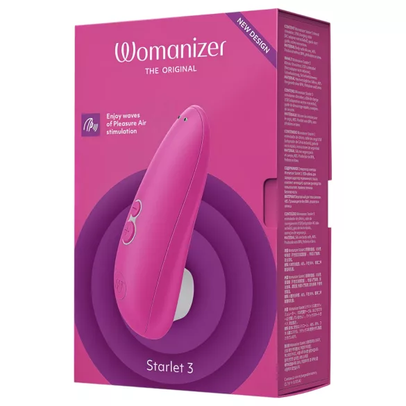 Womanizer Starlet 3 - klitora stimulators ar gaisa viļņiem rozā