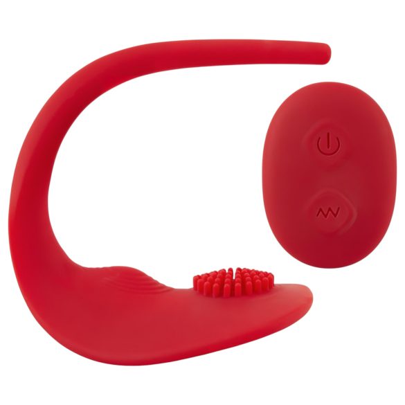 SMILE Slim Biksītes - bezvadu, akumulatoru klitora vibrators (sarkans)