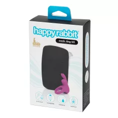   Happyrabbit vibrējošs erekcijas gredzens ar uzglabāšanas kastīti, violets