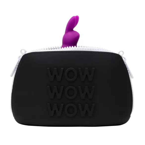 Happyrabbit vibrējošs erekcijas gredzens ar uzglabāšanas kastīti, violets