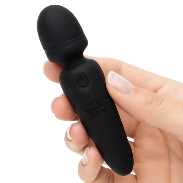 Fifty Shades of Grey mini masāžas vibrators, melns