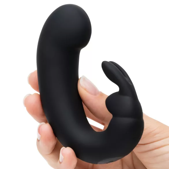 Fifty Shades of Grey - vibrators ar klitora stimulatoru melns