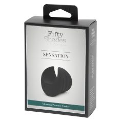   Fifty Shades of Grey - Sensation vīriešu vibrators dzimumloceklim melns