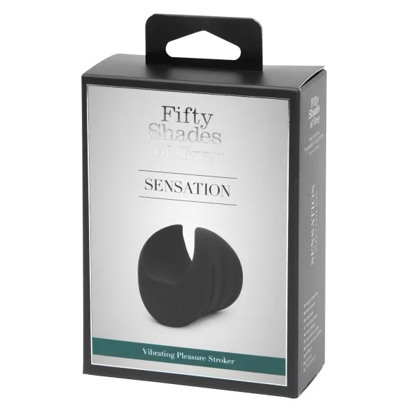 Fifty Shades of Grey - Sensation vīriešu vibrators dzimumloceklim melns