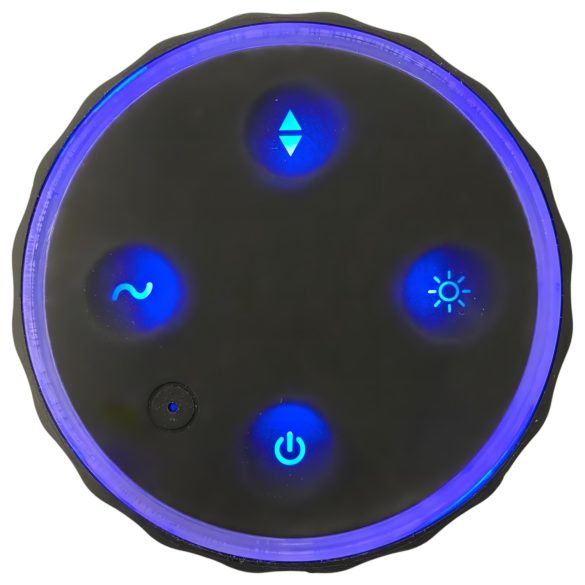 Rebel vīriešu masturbators ar 3 funkcijām, uzlādējams, melns