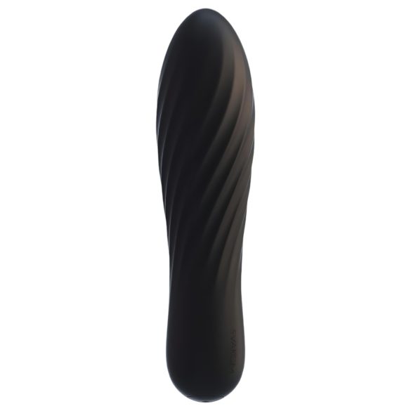 Svakom Tulip - uzlādējams mini vibrators melns
