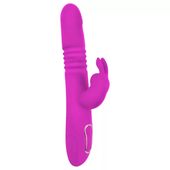 SMILE trušu tipa vibrators ar klitora stimulāciju un rotējošu funkciju, rozā