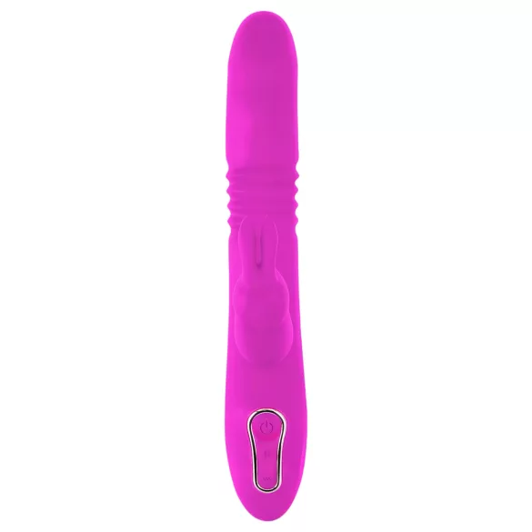 SMILE trušu tipa vibrators ar klitora stimulāciju un rotējošu funkciju, rozā