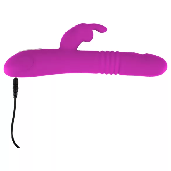 SMILE trušu tipa vibrators ar klitora stimulāciju un rotējošu funkciju, rozā
