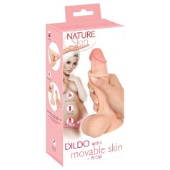 Nature Skin - dildo ar ādu 19 cm naturāls