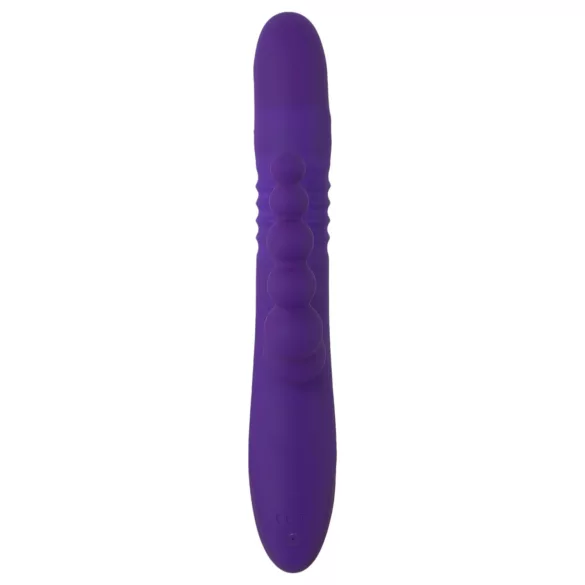 SMILE vibrators ar trim kustīgām rokām, rotējošs un stumjošs, violets