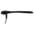 Penīsa plug dilatators - akumulatora vibrācijas dilatators (1 cm, melns)