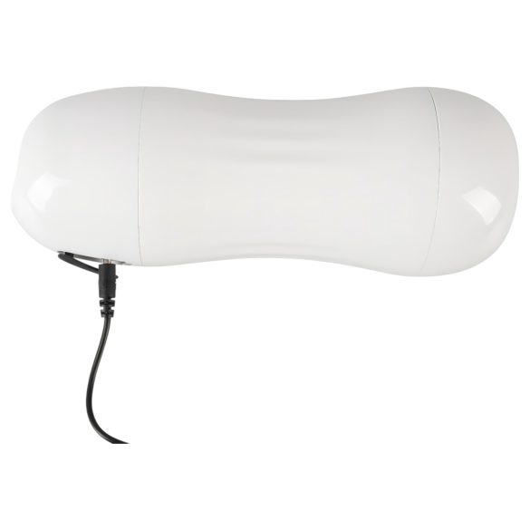 Stroker masturbators ar akumulatoru, vakuuma un vibrācijas funkcija, balts