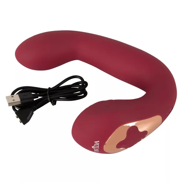 Javida Thumping - pulsējošs G-punkta un klitora vibrators (sarkans)